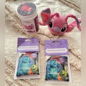 Disney Scentsy Bitty Buddy Angel Lilo & Stitch & Pixar Monsters Inc Scent packs.